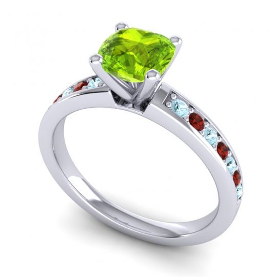 Classic Cushion Pave Asada Ring, 6mm