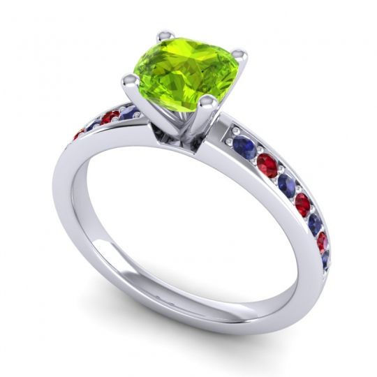 Classic Cushion Pave Asada Ring, 6mm