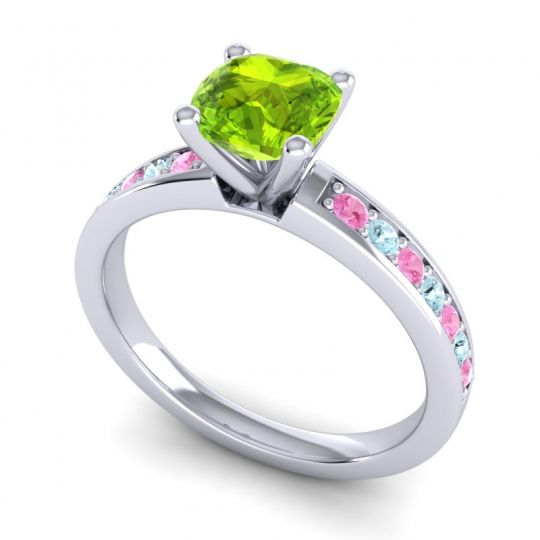 Classic Cushion Pave Asada Ring, 6mm