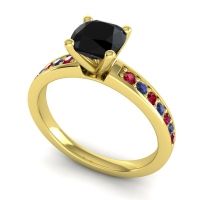 Classic Cushion Pave Asada Ring, 6mm
