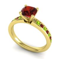 Classic Cushion Pave Asada Ring, 6mm