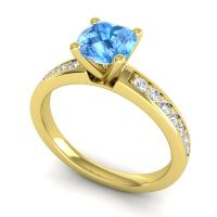 Classic Cushion Pave Asada Ring, 6mm