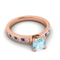 Classic Cushion Pave Asada Ring, 6mm