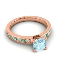 Classic Cushion Pave Asada Ring, 6mm