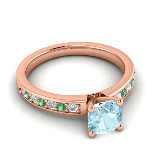 Classic Cushion Pave Asada Ring, 6mm