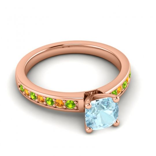 Classic Cushion Pave Asada Ring, 6mm