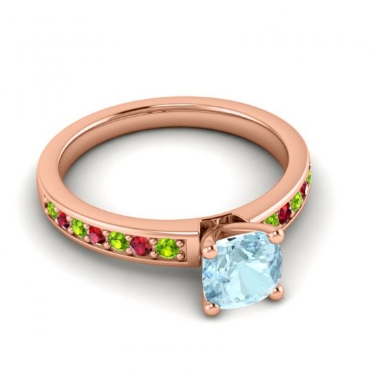 Classic Cushion Pave Asada Ring, 6mm