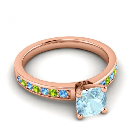 Classic Cushion Pave Asada Ring, 6mm