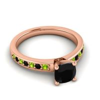 Classic Cushion Pave Asada Ring, 6mm