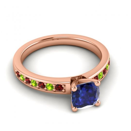 Classic Cushion Pave Asada Ring, 6mm