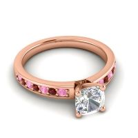 Classic Cushion Pave Asada Ring, 6mm