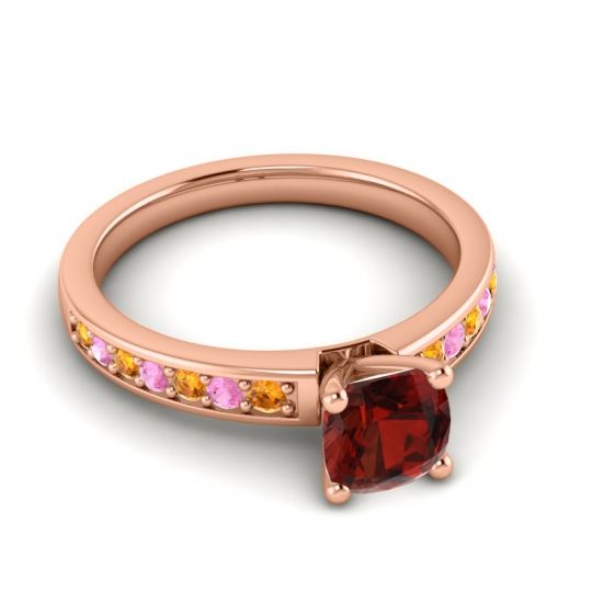 Classic Cushion Pave Asada Ring, 6mm