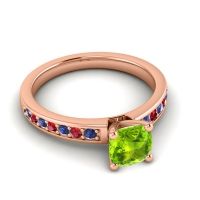 Classic Cushion Pave Asada Ring, 6mm