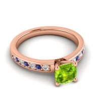 Classic Cushion Pave Asada Ring, 6mm