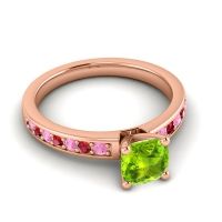 Classic Cushion Pave Asada Ring, 6mm