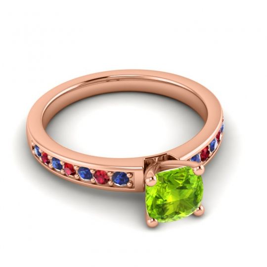 Classic Cushion Pave Asada Ring, 6mm