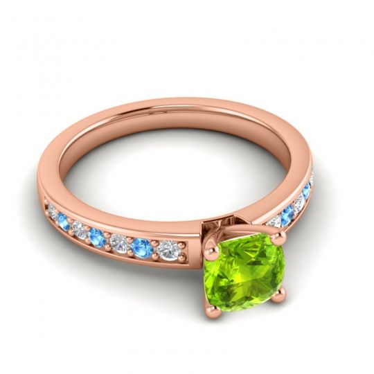 Classic Cushion Pave Asada Ring, 6mm