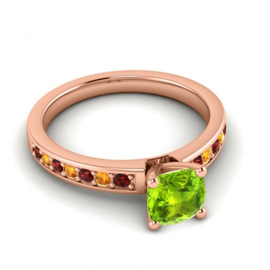 Classic Cushion Pave Asada Ring, 6mm