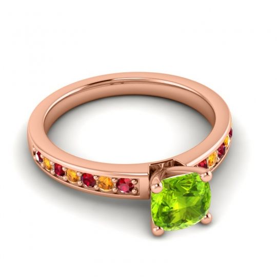 Classic Cushion Pave Asada Ring, 6mm