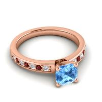 Classic Cushion Pave Asada Ring, 6mm