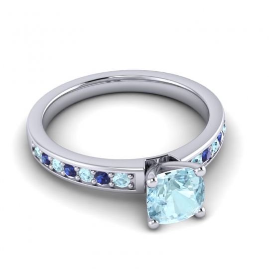 Classic Cushion Pave Asada Ring, 6mm