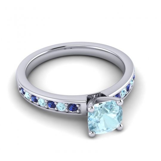 Classic Cushion Pave Asada Ring, 6mm