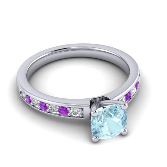 Classic Cushion Pave Asada Ring, 6mm