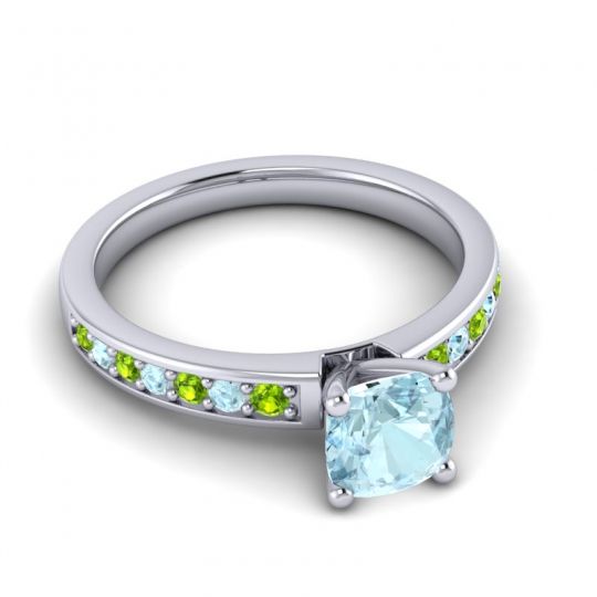 Classic Cushion Pave Asada Ring, 6mm