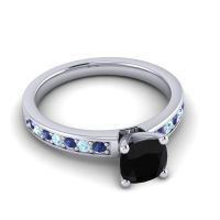 Classic Cushion Pave Asada Ring, 6mm