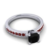 Classic Cushion Pave Asada Ring, 6mm