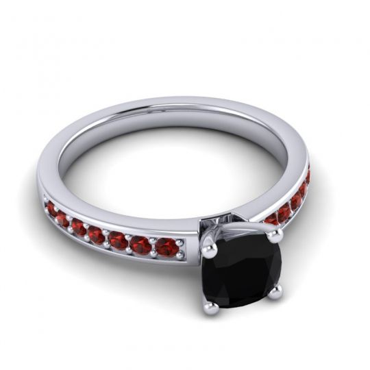 Classic Cushion Pave Asada Ring, 6mm