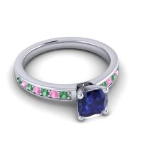 Classic Cushion Pave Asada Ring, 6mm