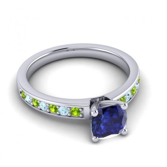 Classic Cushion Pave Asada Ring, 6mm