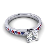 Classic Cushion Pave Asada Ring, 6mm