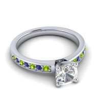 Classic Cushion Pave Asada Ring, 6mm