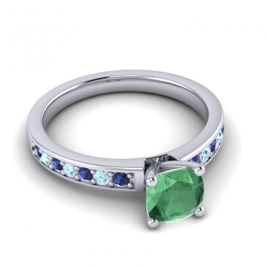 Classic Cushion Pave Asada Ring, 6mm