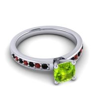 Classic Cushion Pave Asada Ring, 6mm