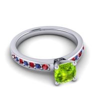 Classic Cushion Pave Asada Ring, 6mm