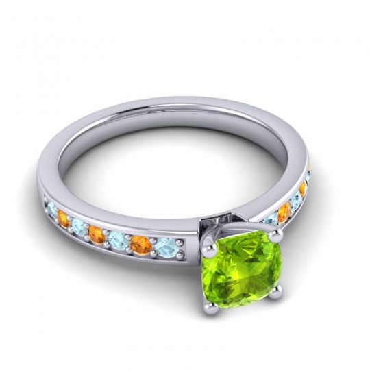 Classic Cushion Pave Asada Ring, 6mm