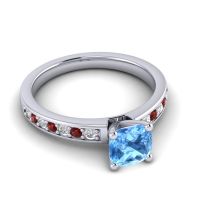 Classic Cushion Pave Asada Ring, 6mm