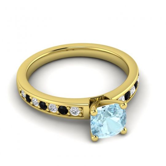 Classic Cushion Pave Asada Ring, 6mm