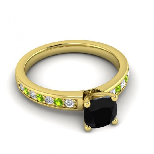 Classic Cushion Pave Asada Ring, 6mm