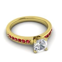 Classic Cushion Pave Asada Ring, 6mm