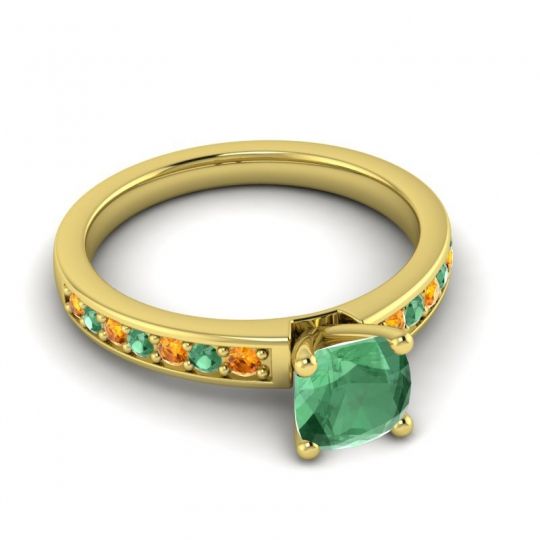 Classic Cushion Pave Asada Ring, 6mm