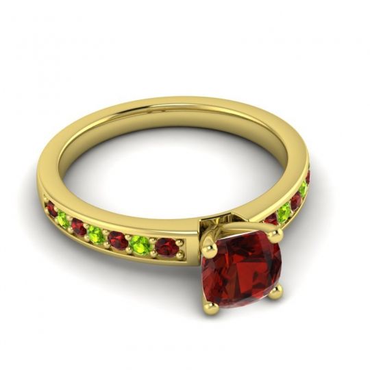 Classic Cushion Pave Asada Ring, 6mm