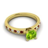 Classic Cushion Pave Asada Ring, 6mm