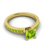 Classic Cushion Pave Asada Ring, 6mm