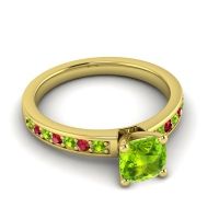 Classic Cushion Pave Asada Ring, 6mm