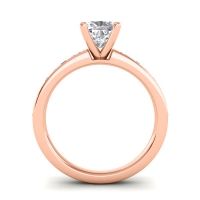 Classic Cushion Pave Asada Ring, 6mm