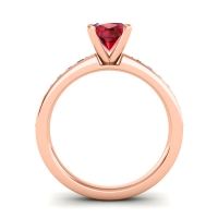 Classic Cushion Pave Asada Ring, 6mm